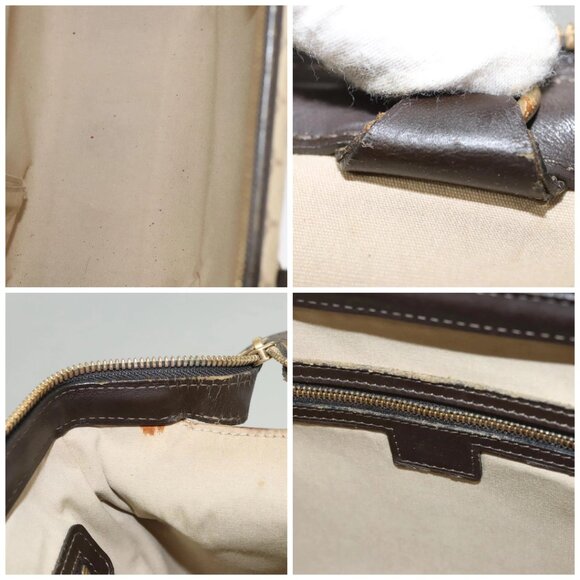 LOUIS VUITTON Monogram Mini Josephine PM Hand Bag Khaki - Picture 14 of 15